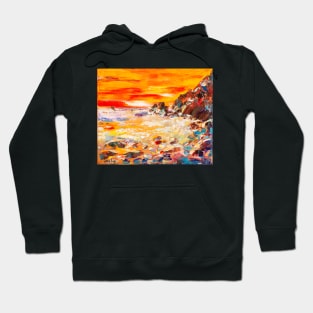 Sun Setting at Costa Brava Hoodie